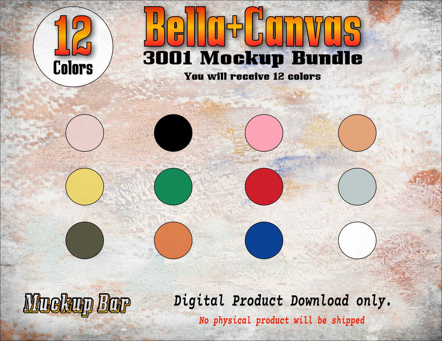 Bella Canvas 3001 Tshirt Mockup Bundle | 3001 Shirt Mock-up Bundle | Real Model Mock | Neutral Casual Simple Bella Canvas T-Shirt Mockups