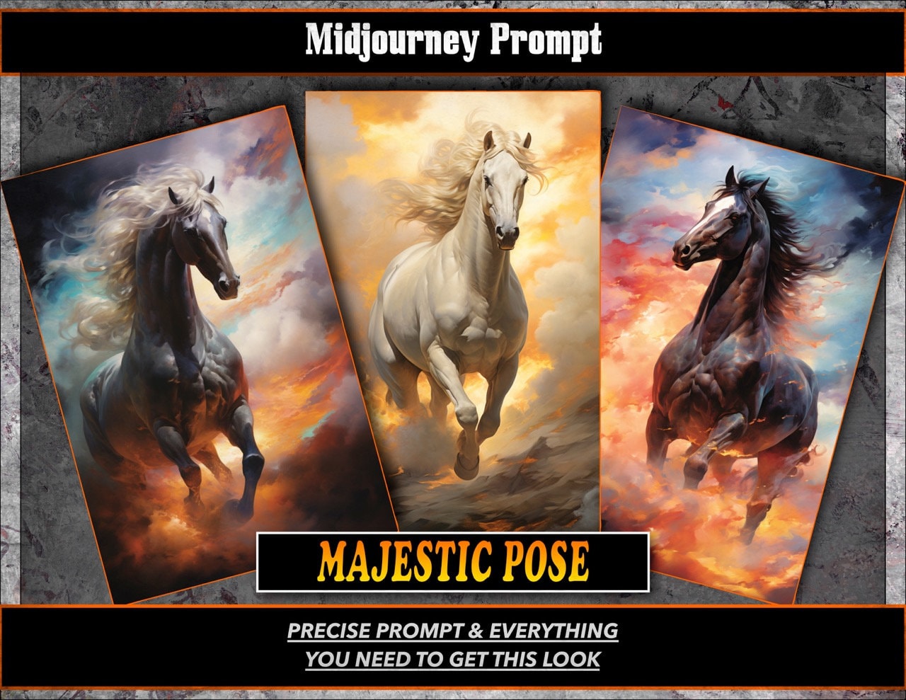 Majestic Pose Midjourney Prompts, AI Art, Midjourney Prompt, Midjourney AI Art, Learn Midjourney, Digital Art, AI Generate, Art Print