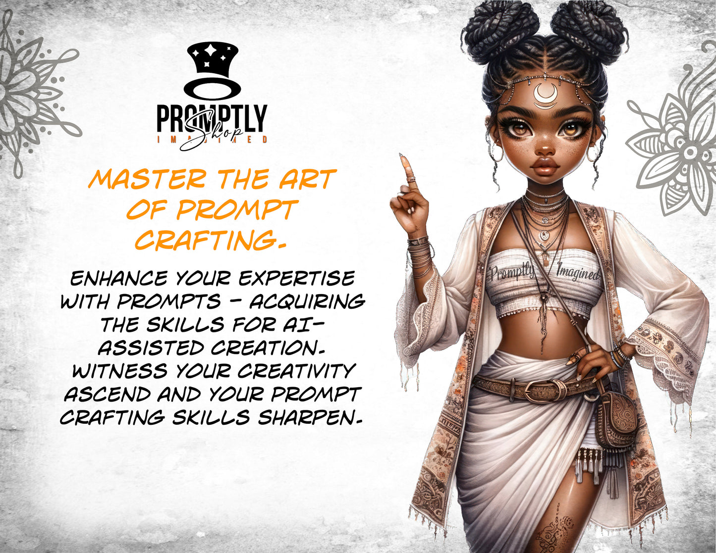 Dall-E3 & ChatGPT v4 AI Art Prompt Manual | Dancing chibi dolly Beauties | 20 plus Sample Prompts | Customizable prompt