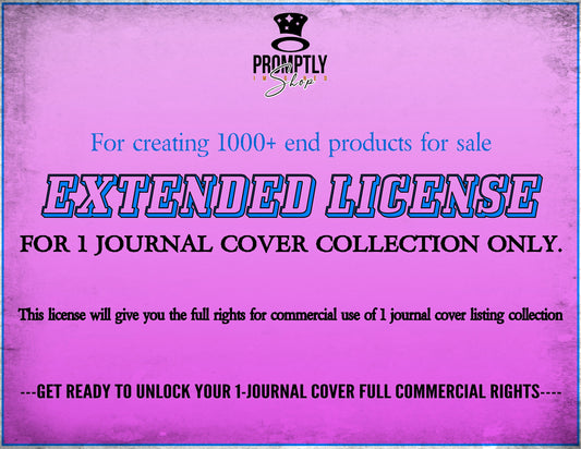 Extended License One Journal cover design- For One Single journal cover design or journal cover design Set