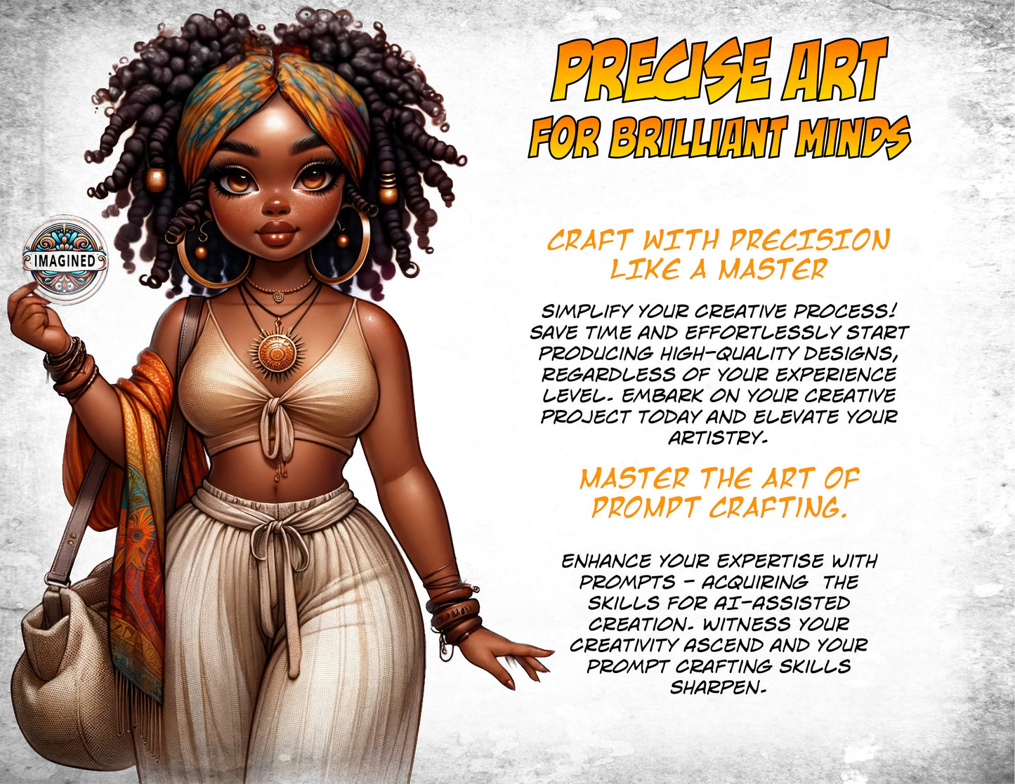 20+ Sample Prompts | Dall-E3 & ChatGPT v4 Ai Art Prompt Manual | Chibi Boss Babe | Precise Prompts